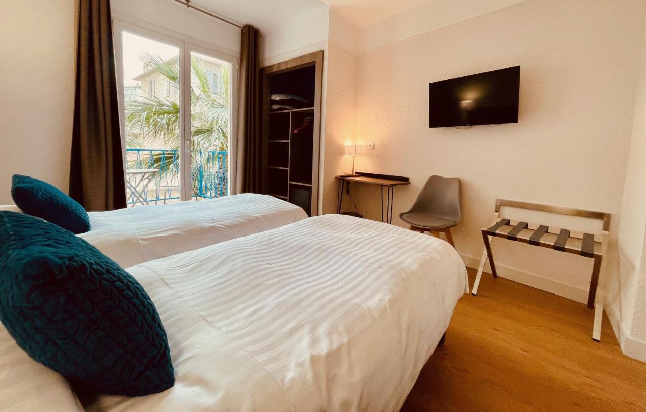Hotel Courbet Juan-les-Pins Ngoại thất bức ảnh