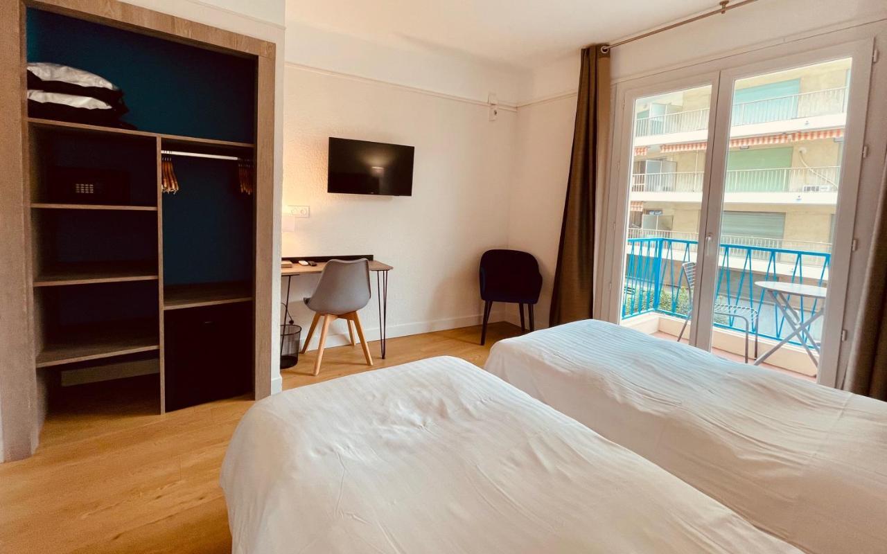 Hotel Courbet Juan-les-Pins Ngoại thất bức ảnh